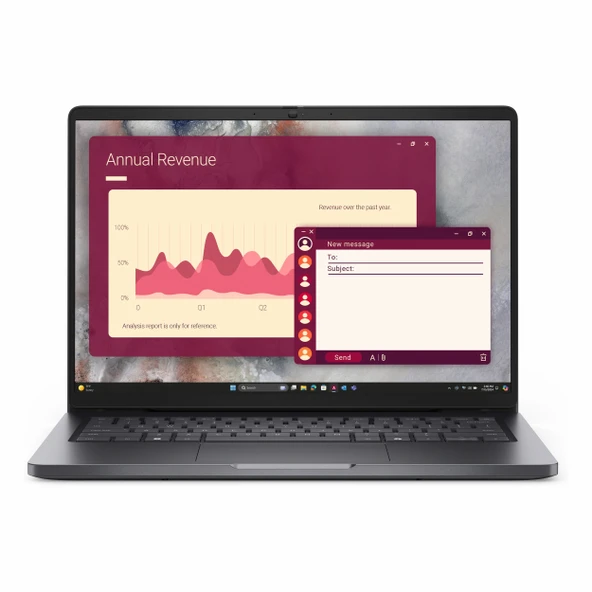 Dell Pro 14 BTO113_PC14250_W Ultra 5 235U 16GB 512SSD 14" FullHD+ W11P Dizüstü Bilgisayar ürün görseli 1