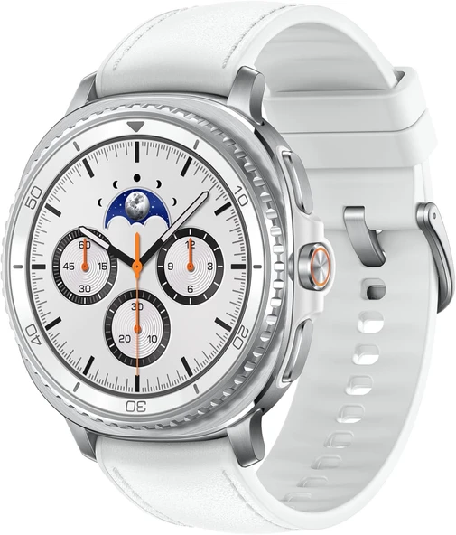 Samsung Galaxy Watch8 Classic Beyaz, Bluetooth, 46mm Akıllı Saat (Samsung Türkiye Garantili) ürün görseli 1