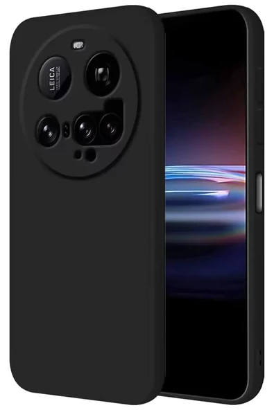 Newface Xiaomi Mi 15 Ultra Kılıf Nano içi Kadife Silikon - Siyah ürün görseli 1