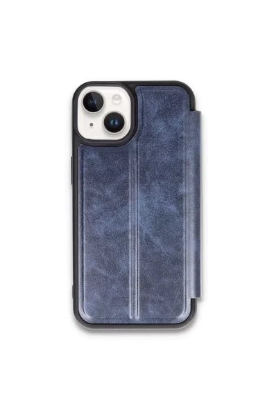 Newface Apple iPhone 15 Kılıf Flip Cover - Lacivert ürün görseli 1