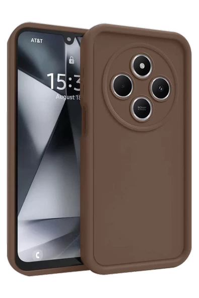 Newface Xiaomi Redmi 14C Kılıf Viera Silikon - Kahverengi ürün görseli 1