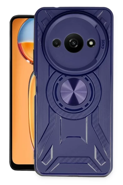 Newface Xiaomi Redmi A3 4G Kılıf Lincoln Silikon - Lacivert ürün görseli 1