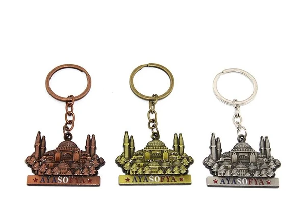 Metal Ayasofya Anahtarlık Alk2202 ürün görseli 1