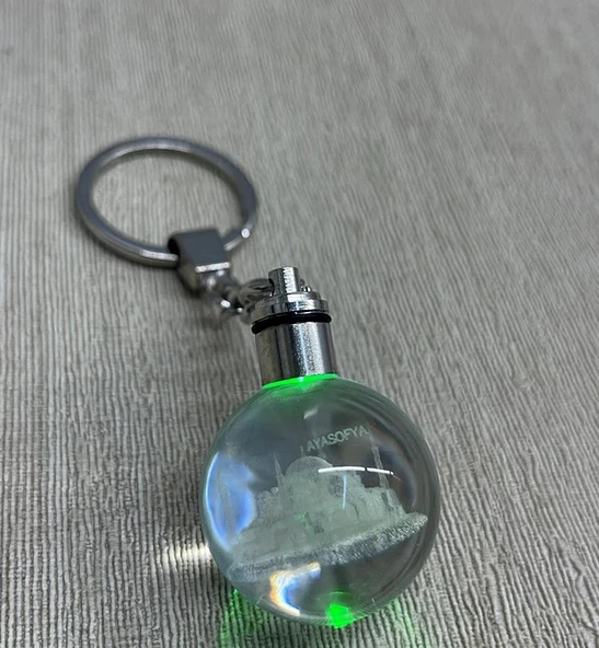 Ledli Ayasofya Tasarımı Kristal Anahtarlık Alk3803 ürün görseli 1