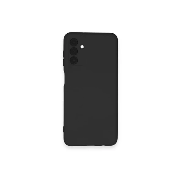Samsung Galaxy A14 4g Kılıf Nano İçi Kadife Silikon - Siyah ürün görseli 1