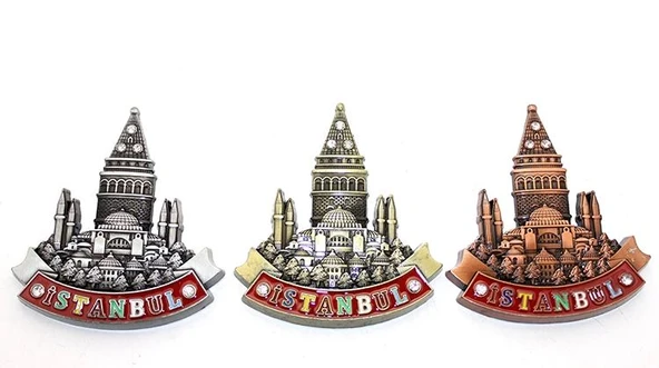İstanbul Temalı Metal Magnet Alk3332 ürün görseli 1