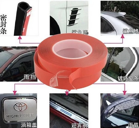 Çift Taraflı Nano Teknolojili Süper Güçlü Bant 2 Metre ürün görseli 1