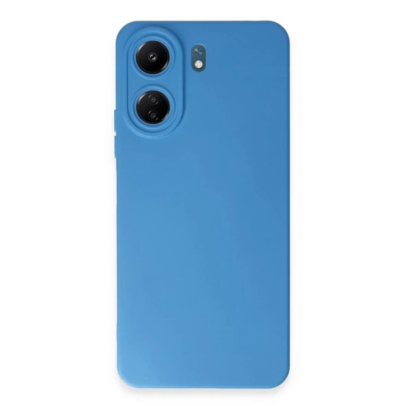 Xiaomi Redmi 13c Kılıf Nano İçi Kadife Silikon - Mavi ürün görseli 1