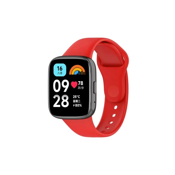 Xiaomi Redmi Watch 3 Active Klasik Kordon (saat Değildir) - Kırmızı ürün görseli 1