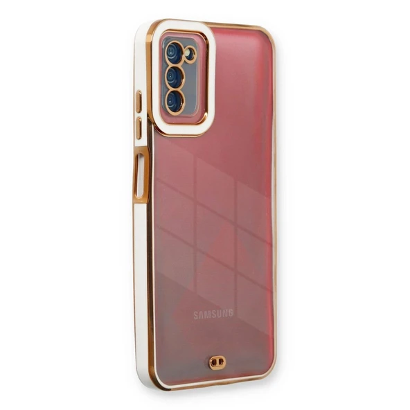 Samsung Galaxy A03s Kılıf Liva Lens Silikon - Beyaz ürün görseli 1