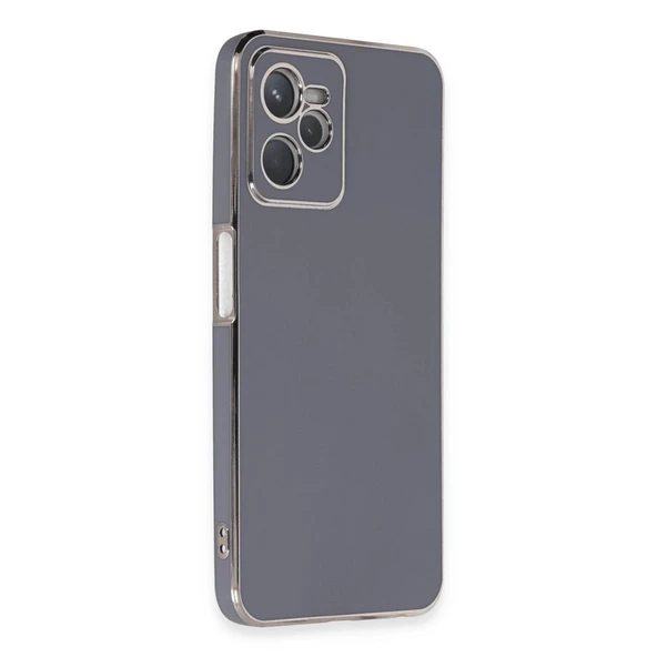 Realme C35 Kılıf Volet Silikon - Mavi - Resim 2