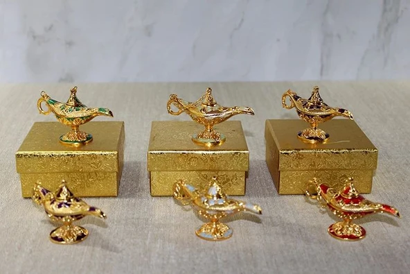 Mineli Metal Alaatin Lambası Alk3841 ürün görseli 1
