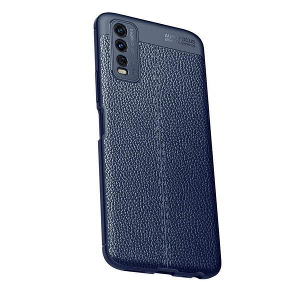 Vivo Y11s Kılıf Auto Focus Kapak - Lacivert ürün görseli 1