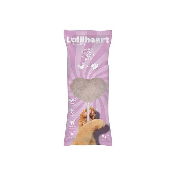 M-Pets Lolliheart Tavuklu ve Mor Patatesli Kedi Ödülü 4gr ürün görseli 1