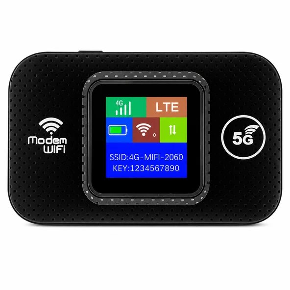 300 Mbps 4G LTE Mobil WiFi Modem Taşınabilir Hotspot 3000mAh Bataryalı Type-C Şarjlı ürün görseli 1