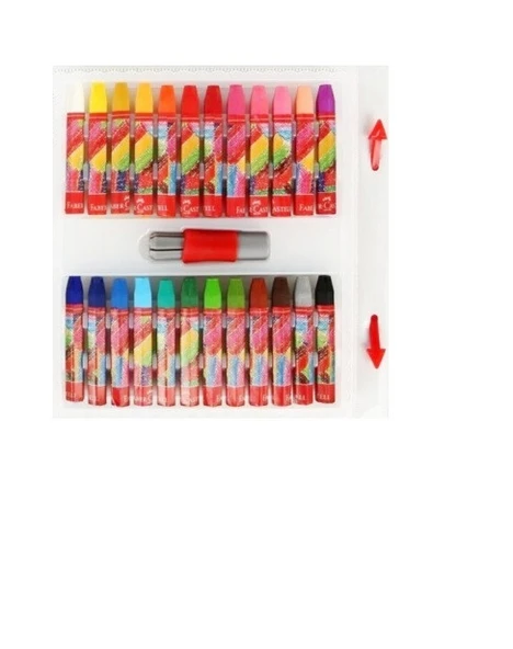 Faber Castell Çantalı 24'lü Pastel Boya - Resim 2
