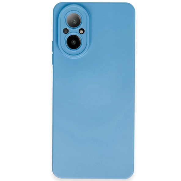 Realme 12 Lite Kılıf Nano İçi Kadife Silikon - Mavi ürün görseli 1