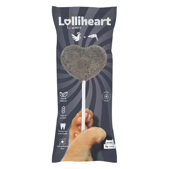 M-Pets Lolliheart Mürekkep Balıklı Kedi Ödülü 4gr ürün görseli 1