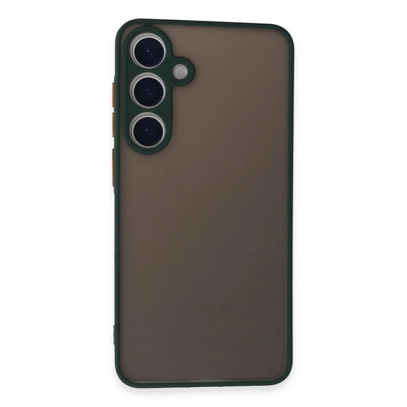 Samsung Galaxy S24 Kılıf Montreal Silikon Kapak - Yeşil ürün görseli 1