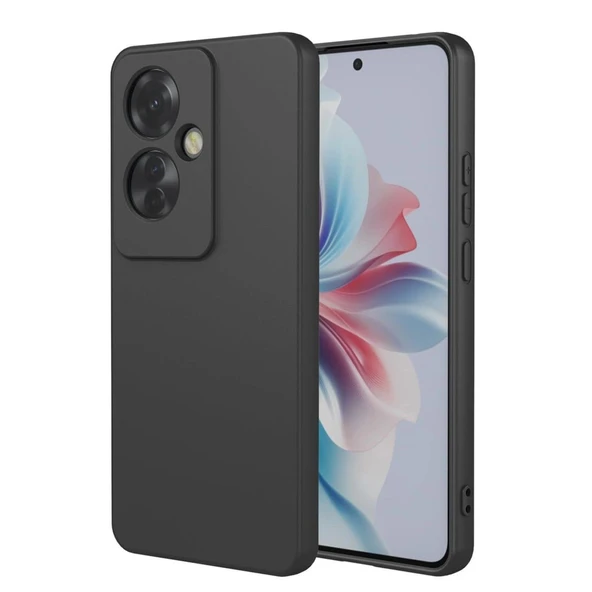 Oppo Reno 11f Kılıf First Silikon - Siyah ürün görseli 1