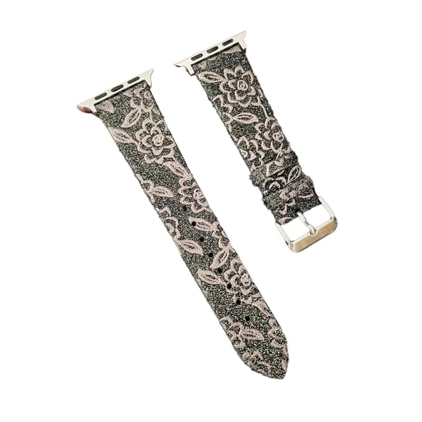 Apple Watch 38mm Creeper Desenli Kordon (saat Değildir) - Kahverengi ürün görseli 1