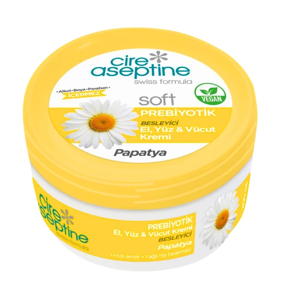 Cire Aseptine Soft Papatya Özlü Besleyici Prebiyotikli Krem 200 ml ürün görseli 1