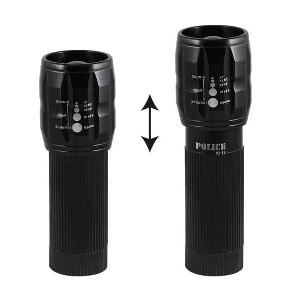 Pc-14 Power Led Pilli El Feneri - Resim 2