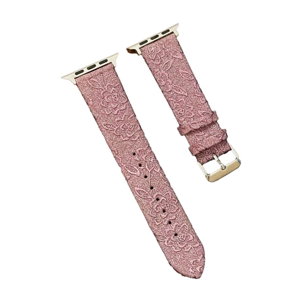 Apple Watch 38mm Creeper Desenli Kordon (saat Değildir) - Rose Gold ürün görseli 1