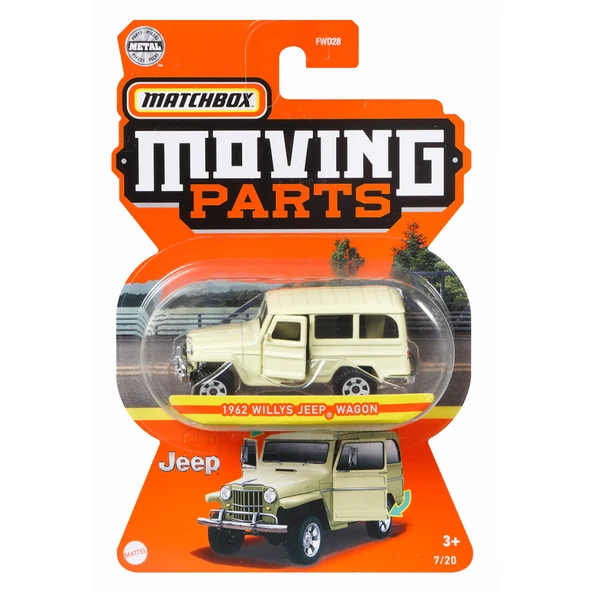FWD28 Matchbox™ 1:64 Arabalar (Açılır parçalar) Asorti Seçilemez. ürün görseli 1