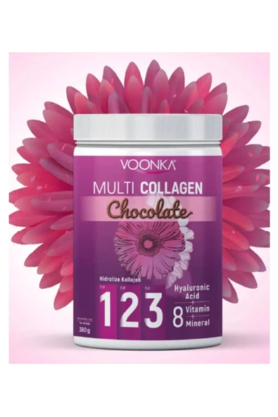 Voonka Multi Collagen Chocolate 380 gr - Resim 2