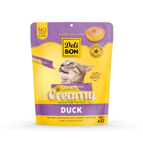 Delibon Creamy Ödül Maması Ördekli 15gr 32 li Paket ürün görseli 1
