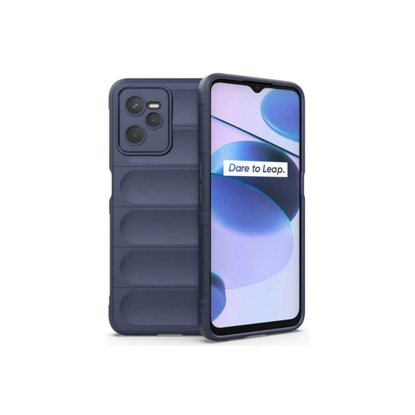 Realme C35 Kılıf Optimum Silikon - Lacivert ürün görseli 1