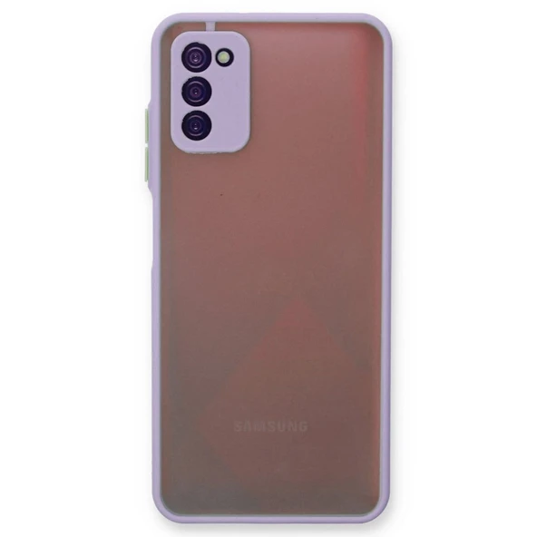 Samsung Galaxy A03s Kılıf Montreal Silikon Kapak - Mor ürün görseli 1
