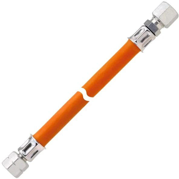 GOK G1/4 - CF10 -30C 75cm 10mm Boru Bağlantılı Karavan Gaz Hortumu ürün görseli 1