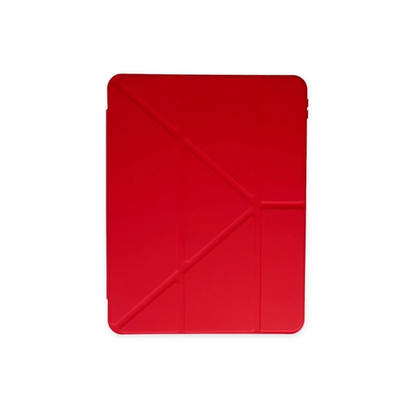 Apple İpad Pro 11 (2018) Kılıf Kalemlikli Mars Tablet Kılıfı - Kırmızı ürün görseli 1