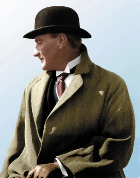 Siyah Renk Atatürk Şapkası ürün görseli 1