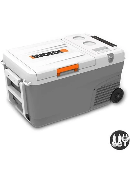 Worx WX876.9 12-24 V 22 lt Aküsüz Kompresörlü Araç Buzdolabı ürün görseli 1