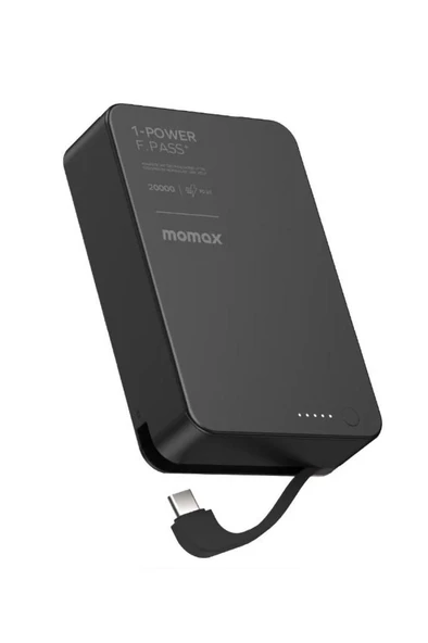 Momax 1-Power F.Pass+ 20000mAh Battery Pack with Built-in Powerbank ürün görseli 1