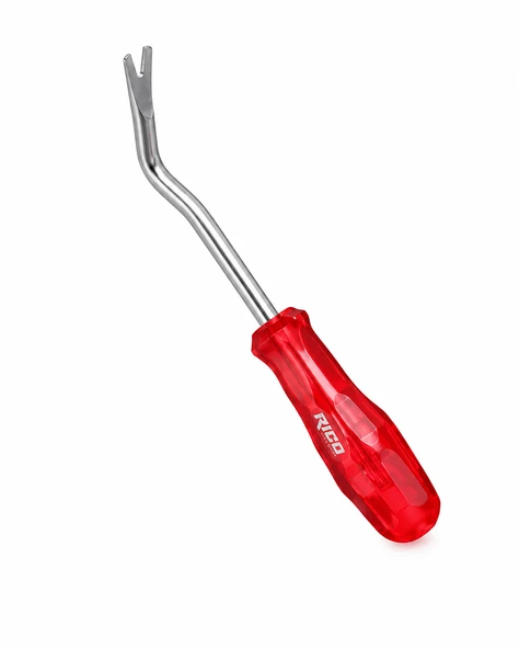 Oto Döşeme Klips Sökme Aparatı 6x158 mm 45 Derece Açılı Araç Kapı Paneli Klips Sökücü Tornavida ürün görseli 1