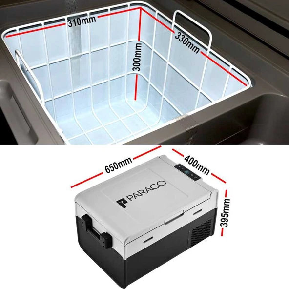 Parago PG35 12-24 V 35 lt Kompresörlü Araç Buzdolabı ürün görseli 1