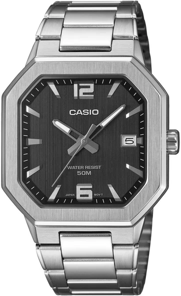 CASIO MTP-B195D-1AVDF KARE ÇELİK ERKEK KOL SAATİ ürün görseli 1