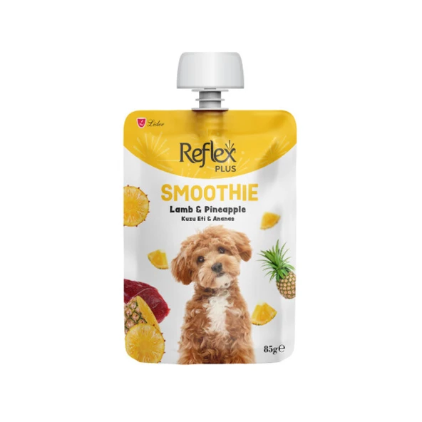 Reflex Plus Smoothie Kuzu Etli ve Ananaslı Köpek Ödül Maması 85gr ürün görseli 1