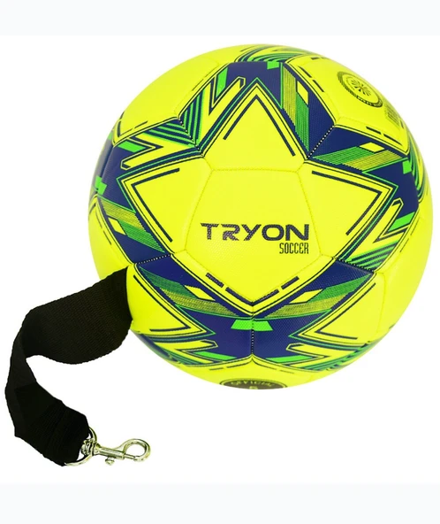 Tryon Sarkaç Futbol Topu 5 No Sarı-Lacivert ürün görseli 1
