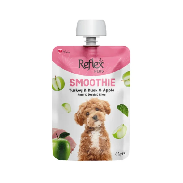Reflex Plus Smoothie Hindi Ördek ve Elmalı Köpek Ödül Maması 85gr ürün görseli 1