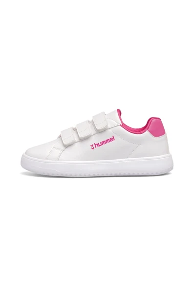 Hummel Beyaz-Pembe Cırtlı Kız Çocuk Spor Ayakkabı 900862 Hml Busan 25 Jr ürün görseli 1