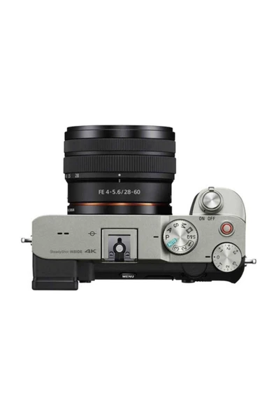 Sony A7C + 28-60mm Lens Gümüş Aynasız Fotoğraf Makinesi ürün görseli 1