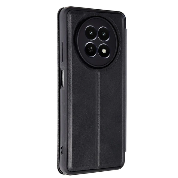 Realme 12 5g Kılıf Flip Cover - Siyah ürün görseli 1