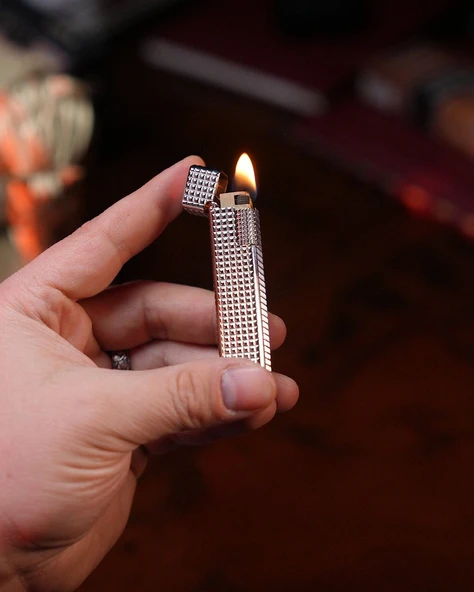 Caka Petra Serisi Benzinli Pirinç Çakmak - Petra Titan Silver ürün görseli 1