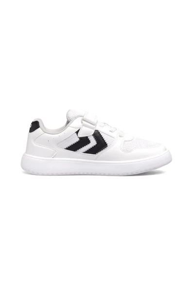 Hummel Beyaz-Siyah Cırtlı Fileli Hafif Unisex Çocuk Spor Ayakkabı 900866 Hml Kayno SM. Jr. ürün görseli 1