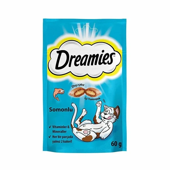 Dreamies Somonlu Kedi Ödül Maması 60 gr ürün görseli 1